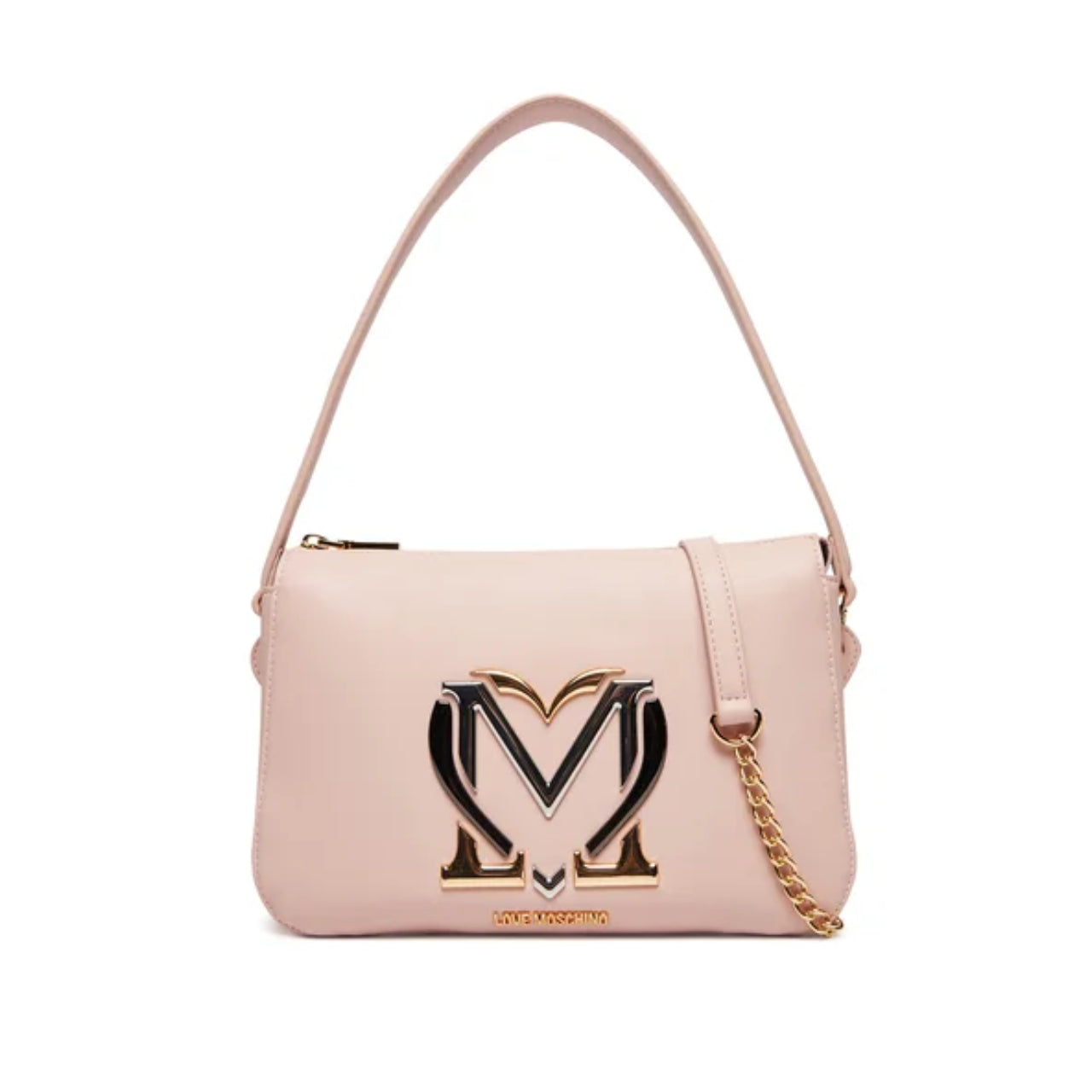 Sottospalla Love Moschino Donna Monogram Cipria