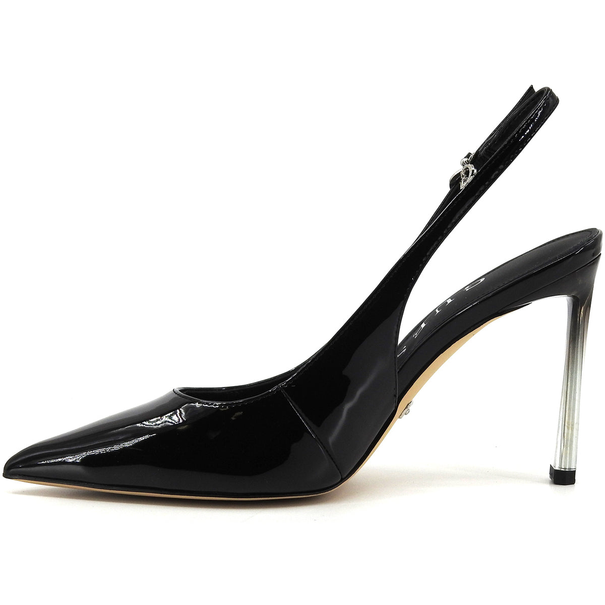 Sandalo con tacco Guess Donna Sling back syda Nero