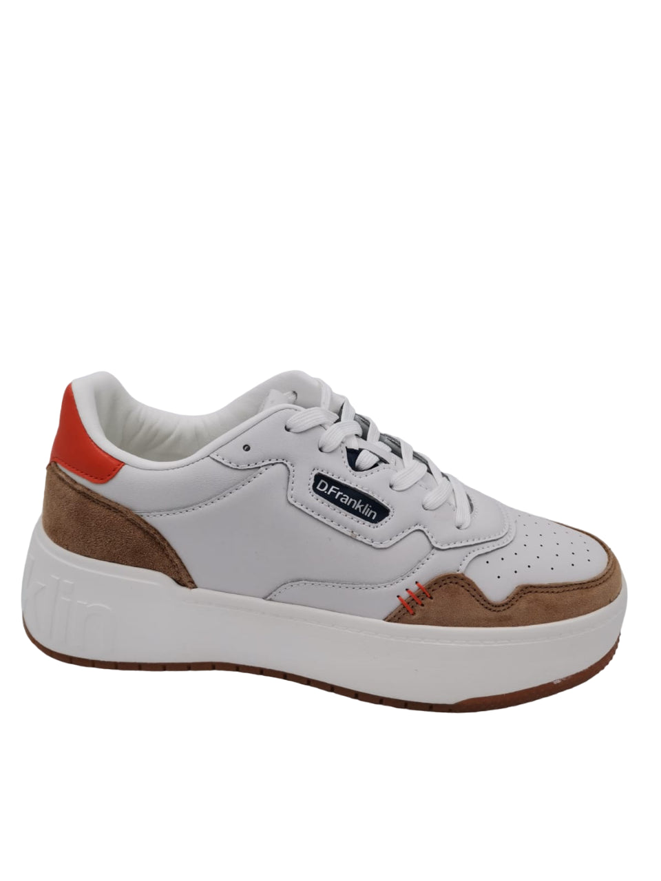 Sneakers D.Franklin Uomo Court Basic Bianco