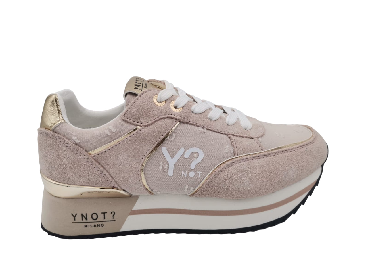 Sneakers Y Not? Donna Nude Rosa