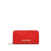 Portafoglio Love Moschino Donna Signature Large Rosso