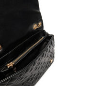 Borsa a Tracolla Love Moschino Donna Quilted Nero/bianco