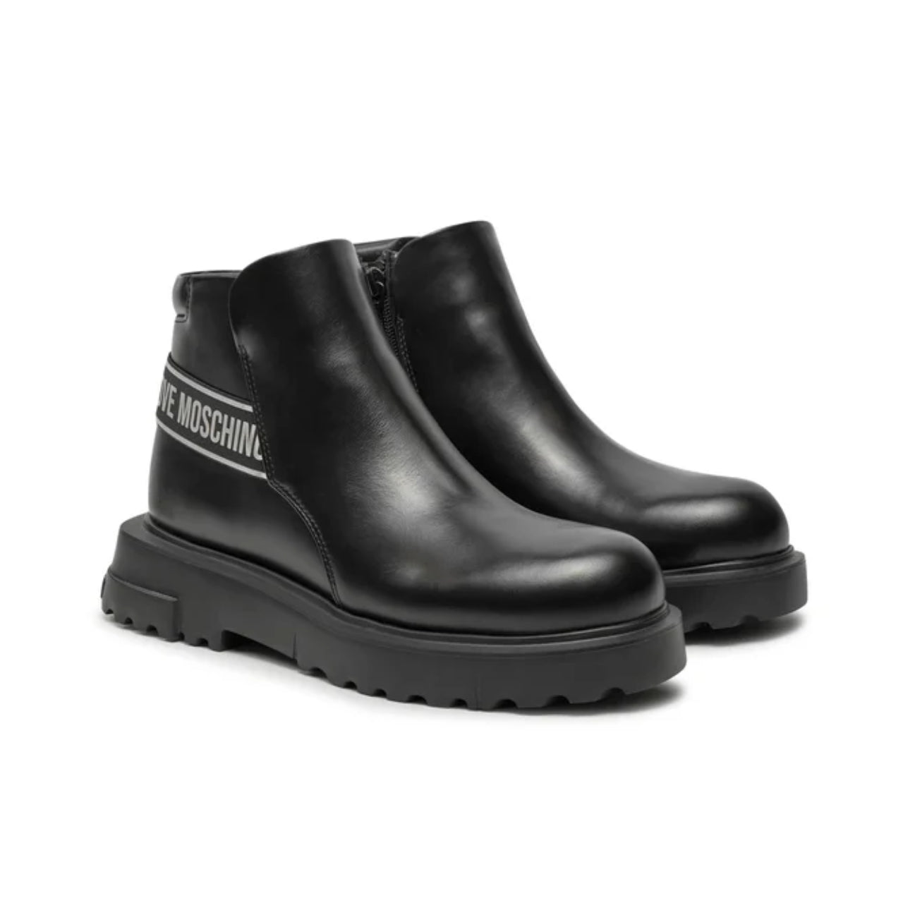Stivaletti Love Moschino Donna Chelsea City Love Nero