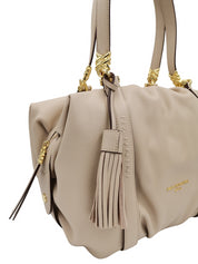Borsa A Spalla Nannini Donna Beige Veronica Caracas