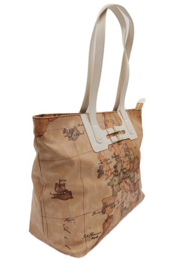 Borsa A Spalla Alviero Martini 1^ Classe Donna Geoclassic/Avorio