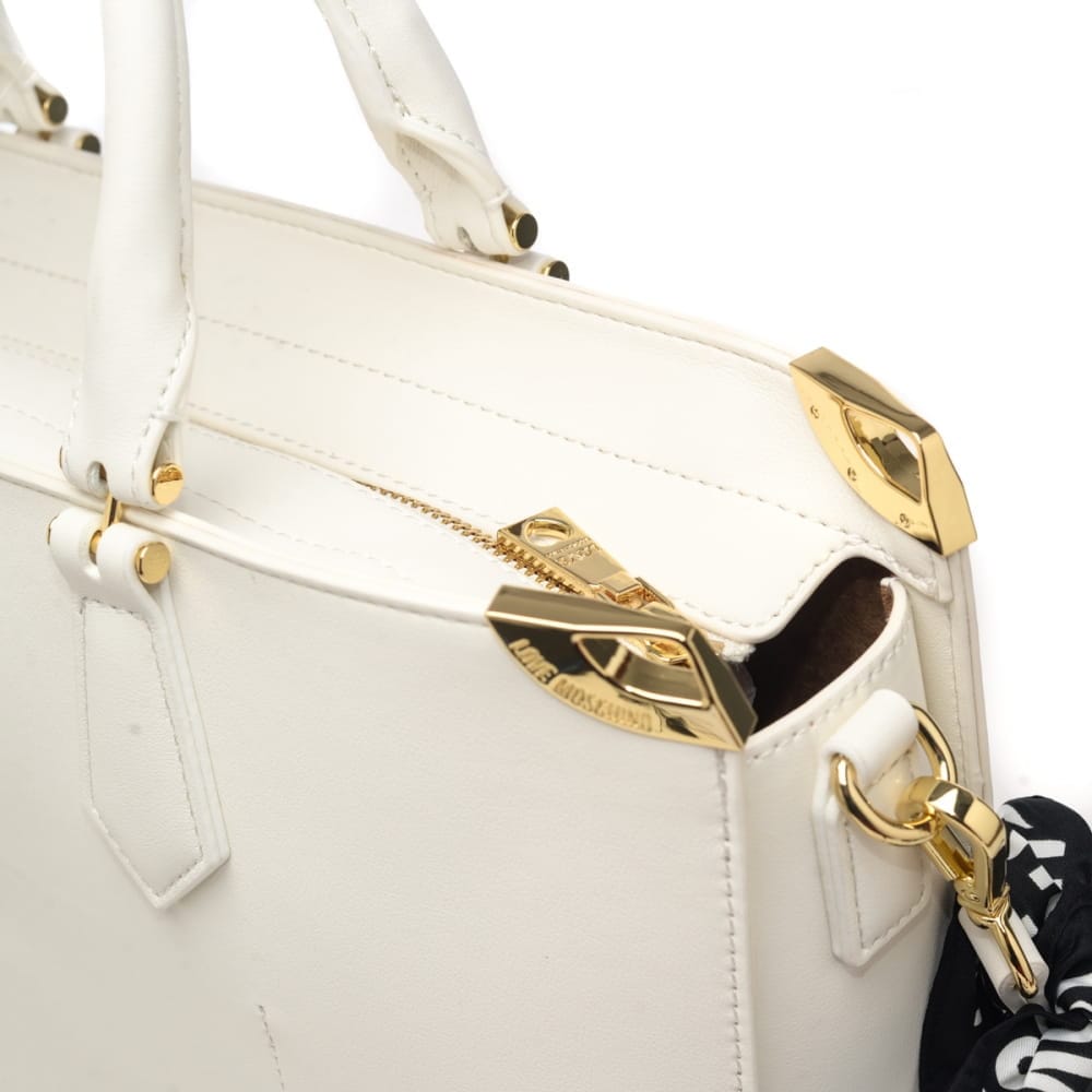 Borsa a Mano Love Moschino Donna Lady foulard Bianco