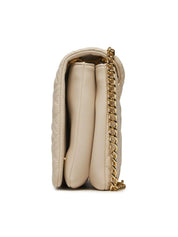 Borsa a Tracolla Love Moschino Donna Quilted Avorio