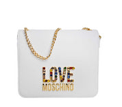 Borsa a Tracolla Love Moschino Donna shangrila Bianco