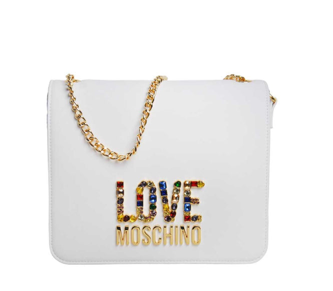 Borsa a Tracolla Love Moschino Donna shangrila Bianco