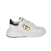 Sneakers Love Moschino Donna Star Love Bianco/nero