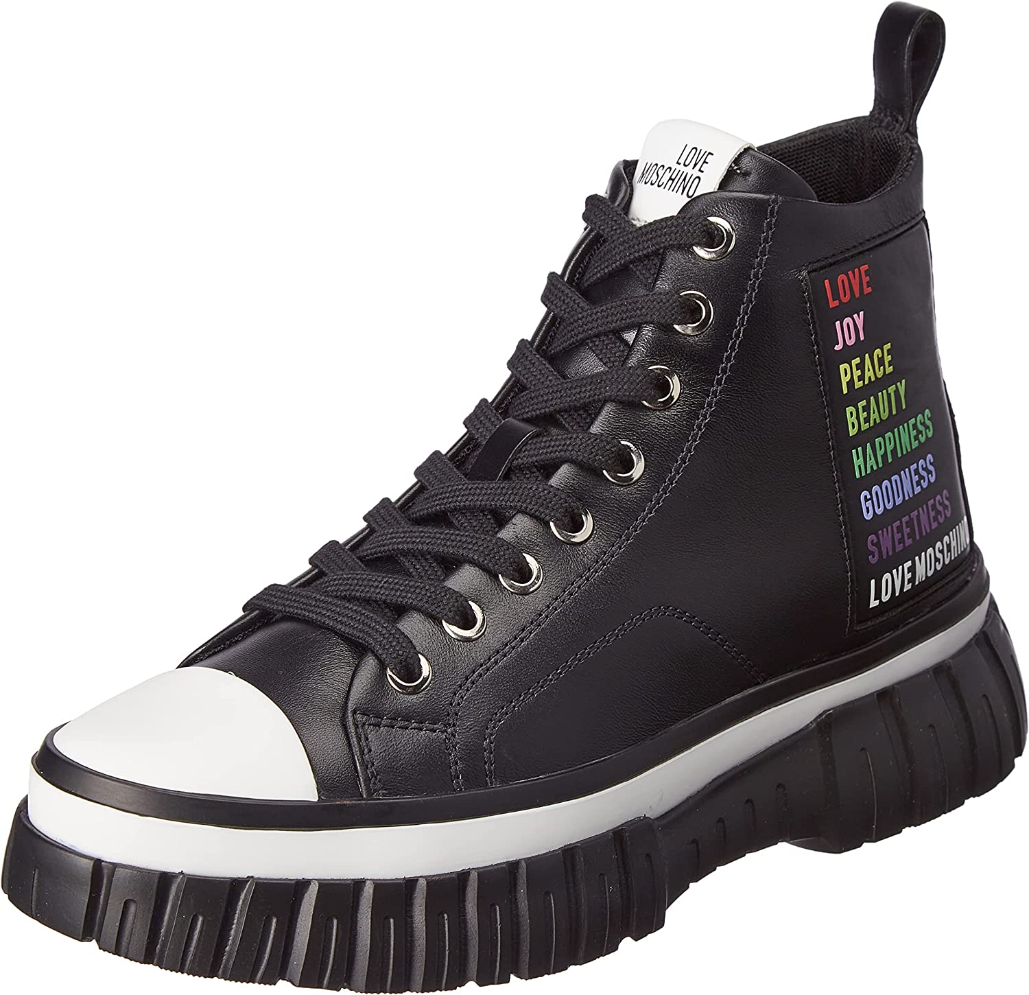 Scarpa Love Moschino Donna Bianca/nero