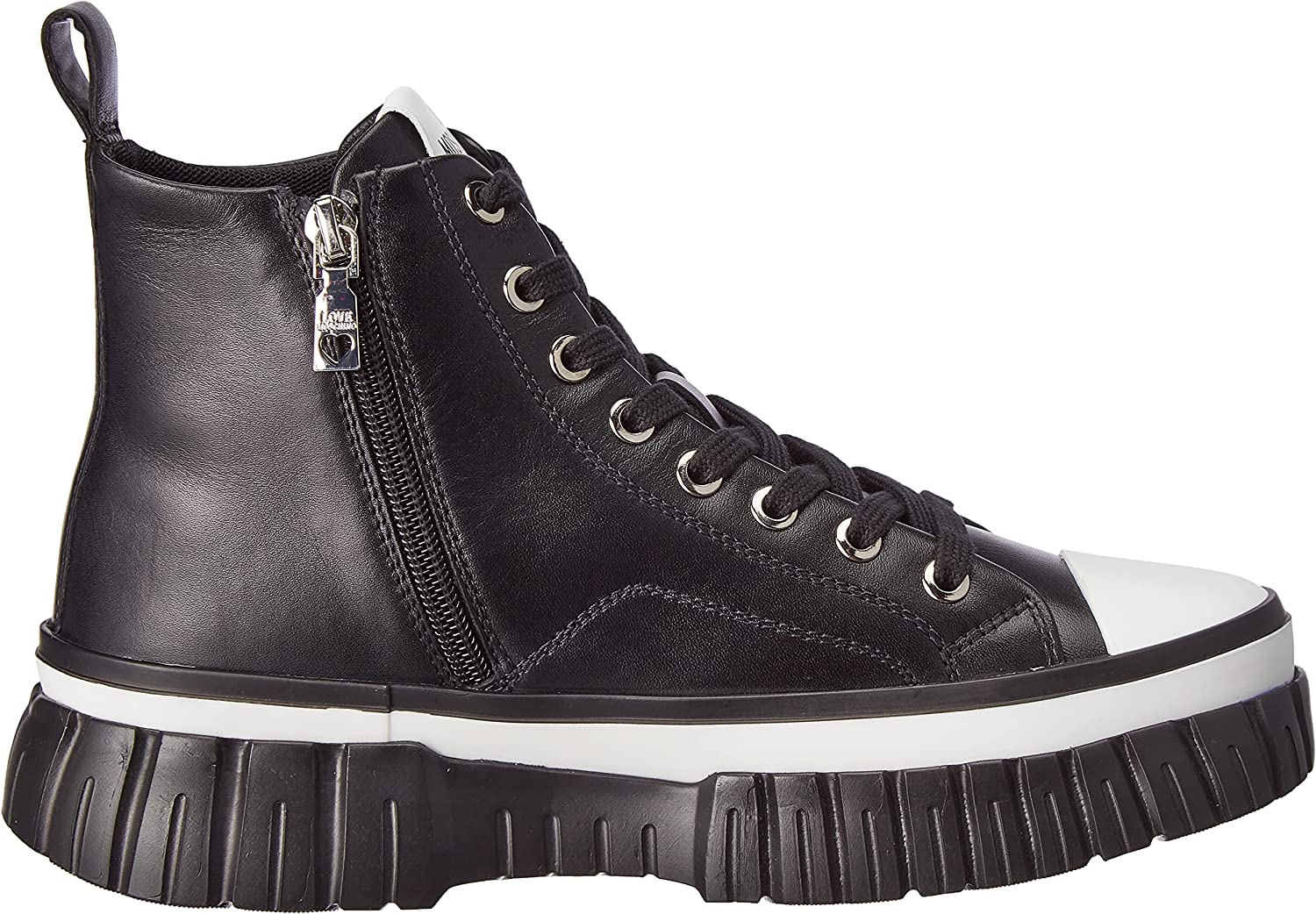 Scarpa Love Moschino Donna Bianca/nero