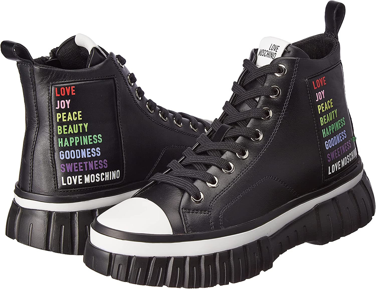 Scarpa Love Moschino Donna Bianca/nero