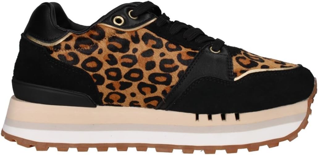 Sneakers Blauer Donna Leopardato