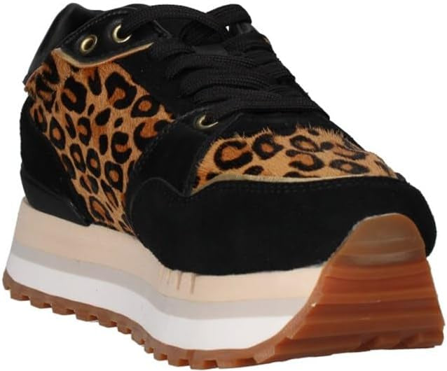 Sneakers Blauer Donna Leopardato