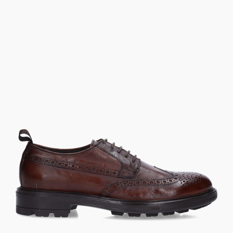 Scarpa Cafè noir Uomo Cuoio