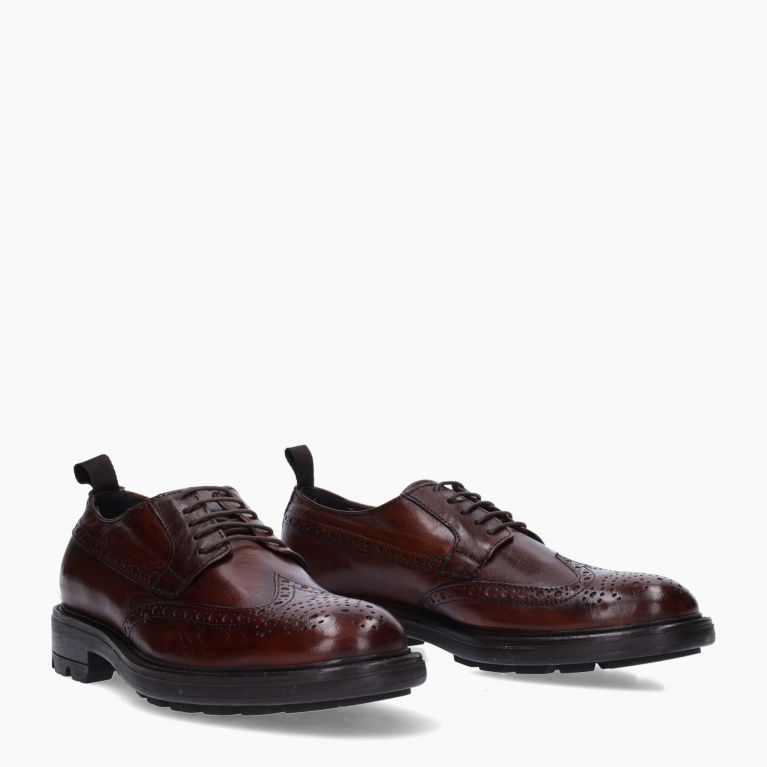 Scarpa Cafè noir Uomo Cuoio