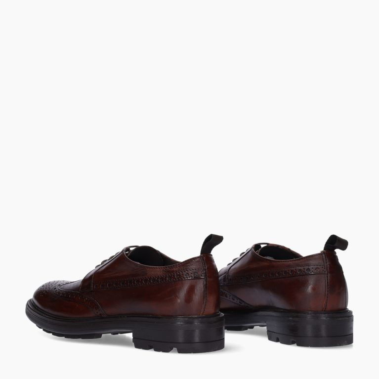 Scarpa Cafè noir Uomo Cuoio