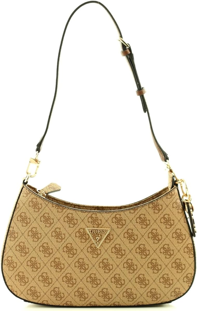Borsa a Spalla Guess Donna Nocciola