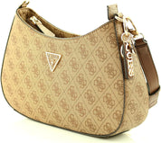 Borsa a Spalla Guess Donna Nocciola