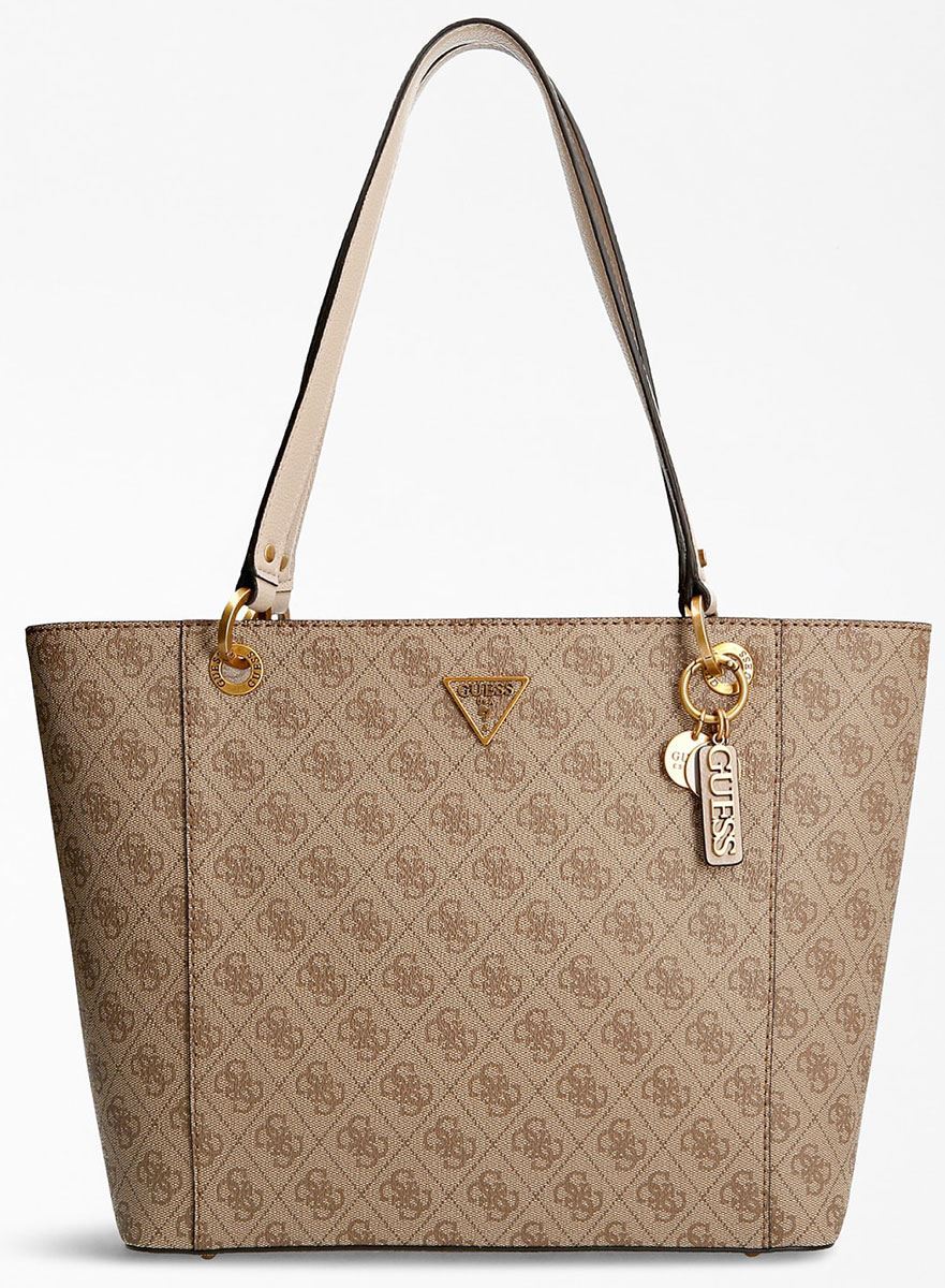 Borsa a Spalla Guess Donna Nocciola