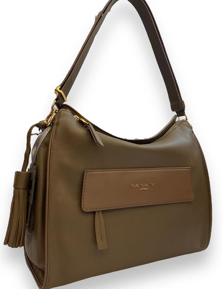 Borsa a Spalla Nannini Donna Grigio