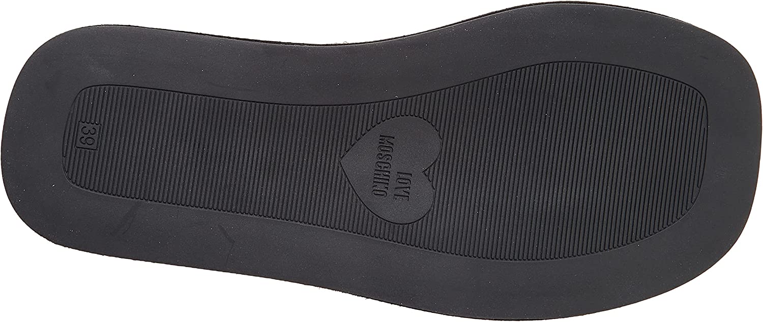 Ciabatta Love Moschino Donna Nero