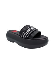 sabot Love Moschino Donna Floating Love Nero/bianco