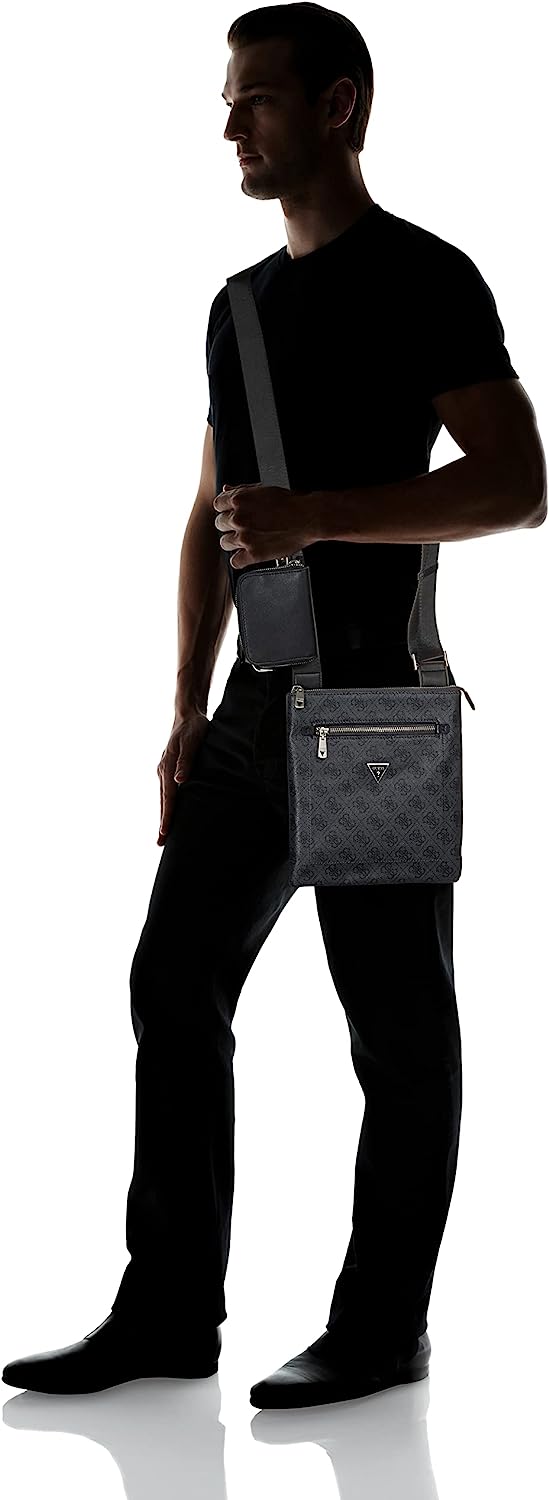 Tracolla Guess Uomo Grigio scuro