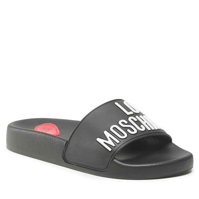 Ciabatta Love Moschino Donna Nero/bianco