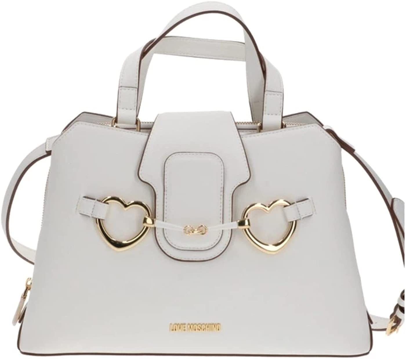 Borsa a Mano Love Moschino Donna Bianco