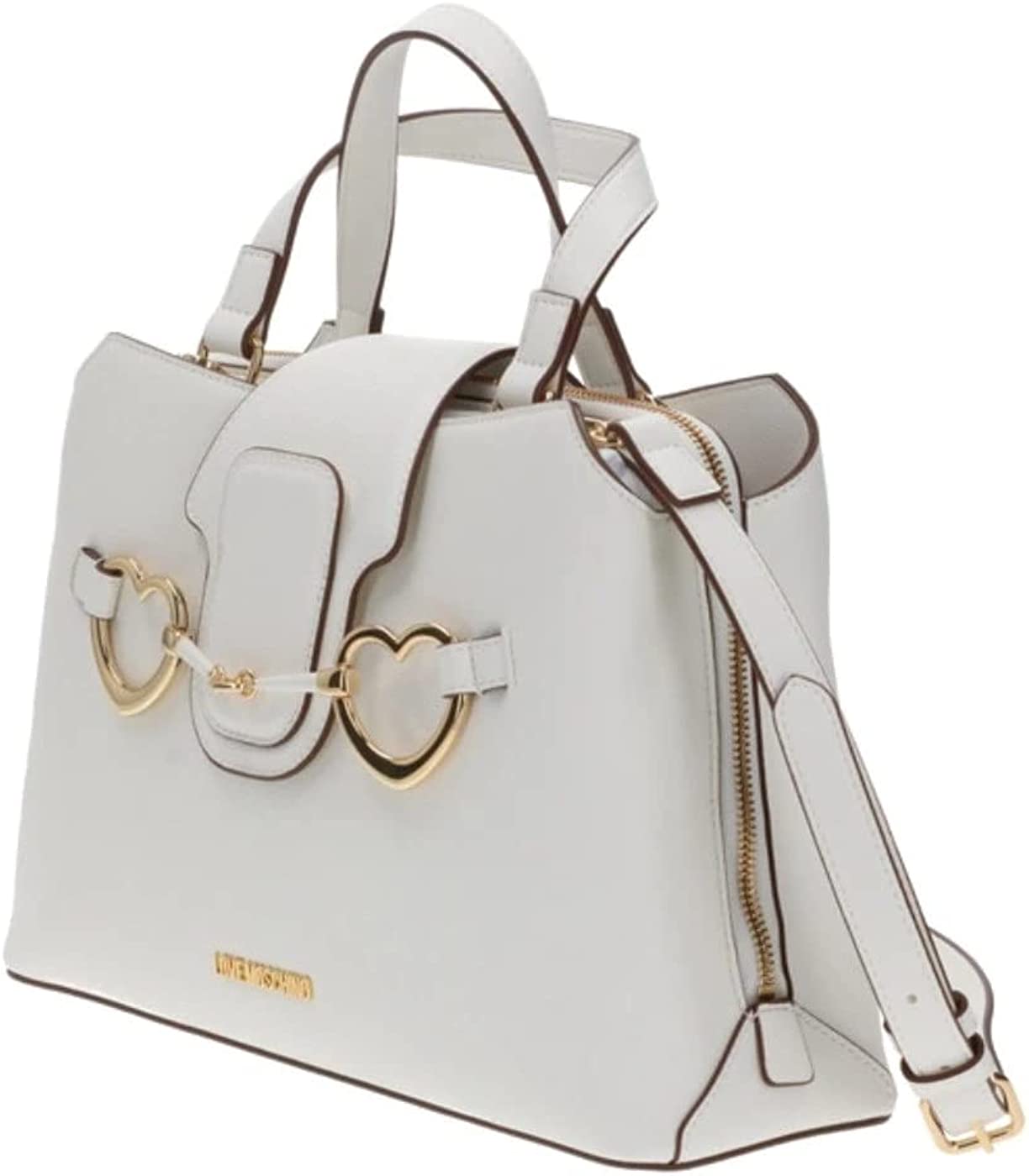 Borsa a Mano Love Moschino Donna Bianco