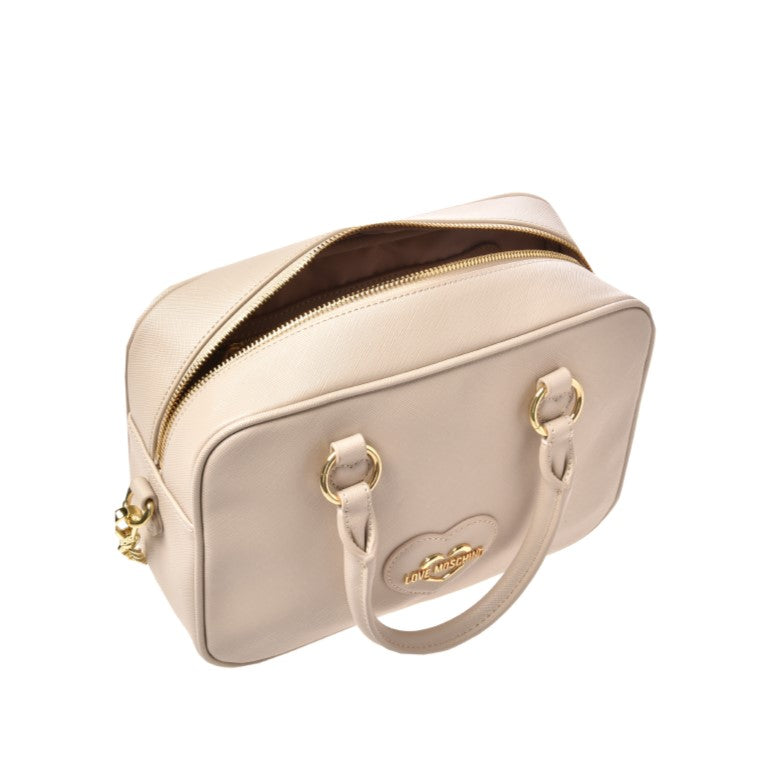 Borsa a Mano Love Moschino Donna Sweet Heart Avorio