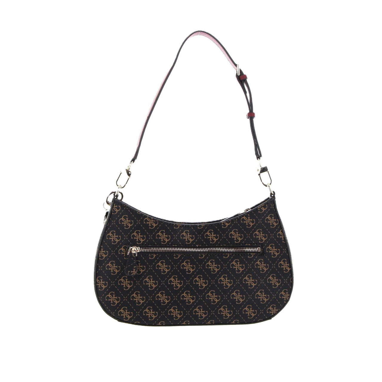 Borsa a Spalla Guess Donna Noelle Marrone scuro