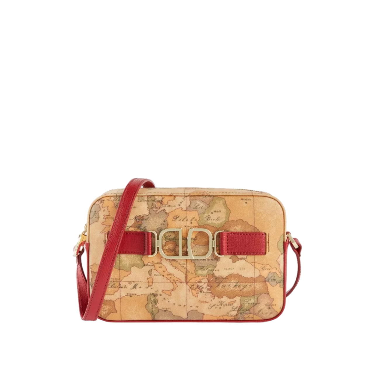 Borsa a Tracolla Alviero Martini 1^ Classe Donna 3D Geo Geo Classic/ Lampone