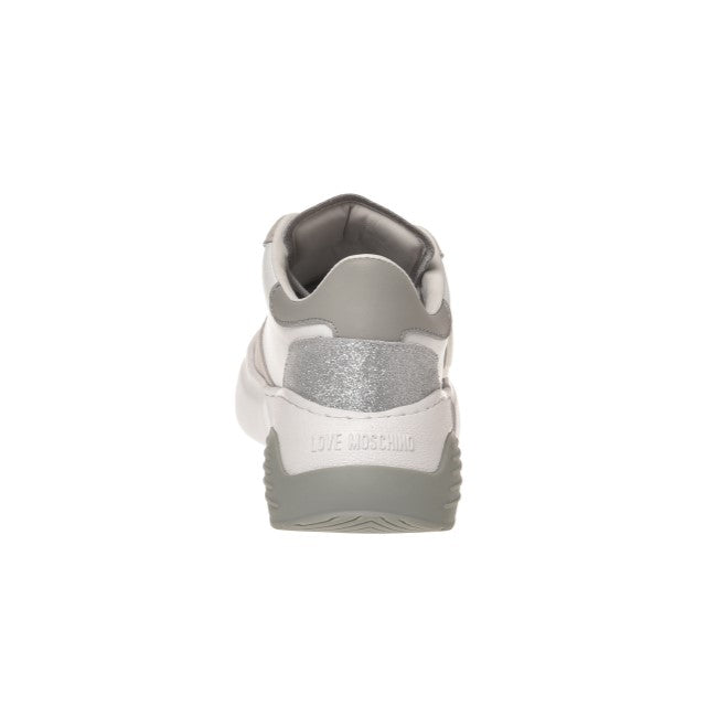 Sneakers Love Moschino Donna Star Love Bianco/grigio