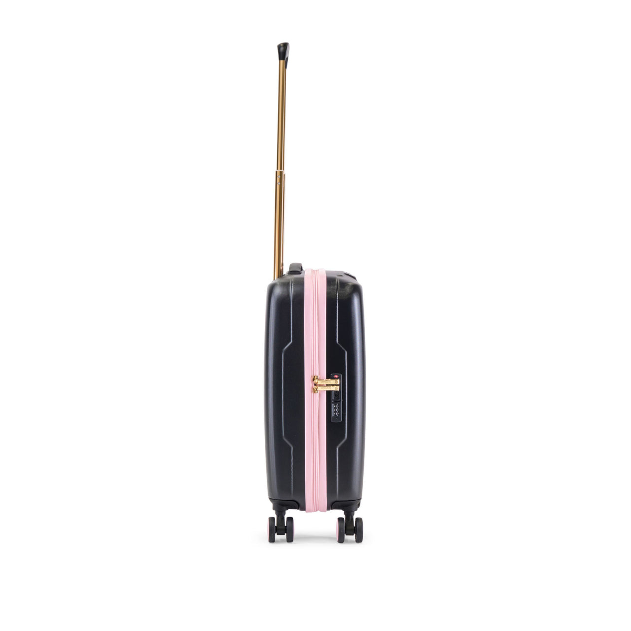 Trolley Braccialini Donna PUPPIES Nero/rosa