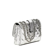 Borsa a Spalla Guess Donna Giully Mini Argento