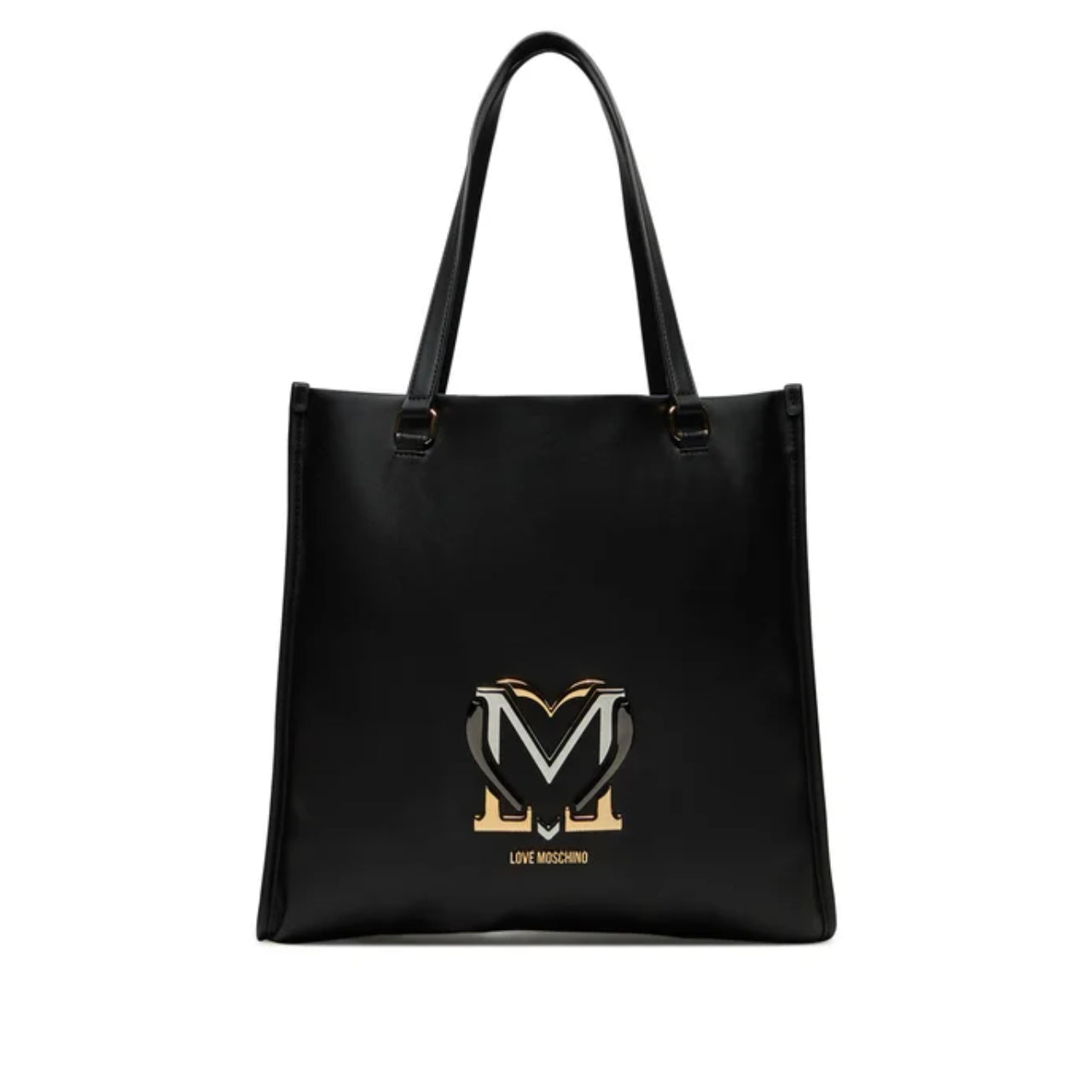 Borsa Shopper Love Moschino Donna Monogram Nero