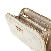 Portafoglio Guess Donna Cresidia Medium Avorio