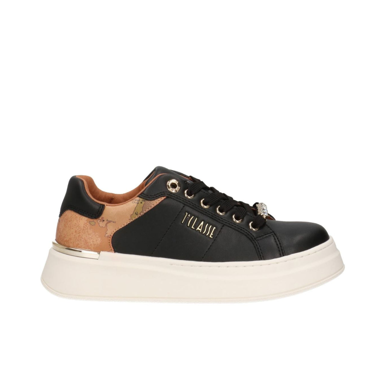 Sneakers Alviero Martini 1^ Classe Donna 1975 Nero/Geo Classic