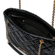 Borsa a Spalla Love Moschino Donna Quilted Nero/oro