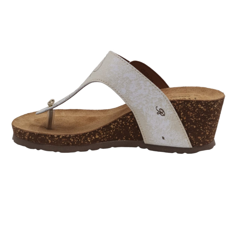 zeppa Alviero Martini 1^ Classe Donna Woman flip-flop Geo White