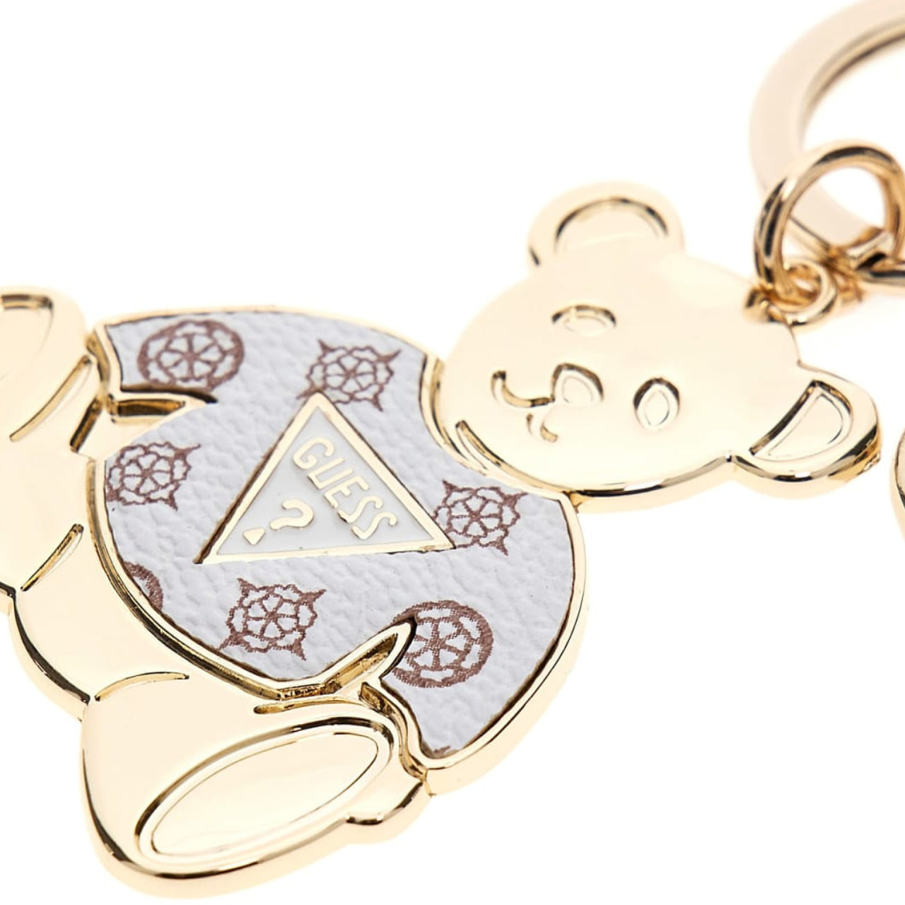 Portachiavi Guess Donna Teddy Oro/bianco
