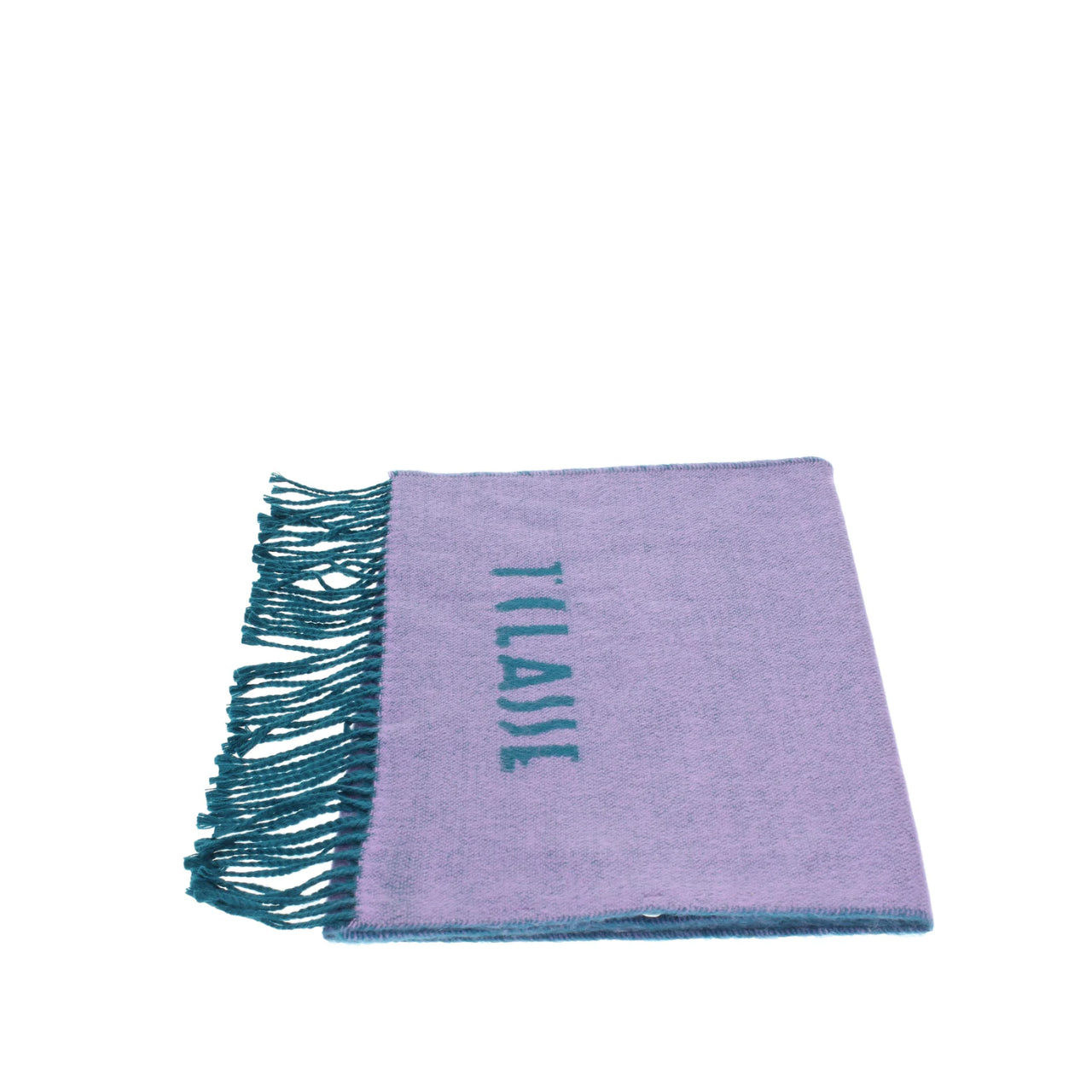 Sciarpa Alviero Martini 1^ Classe Unisex Logo piccolo Lilla/petrolio