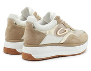 Sneakers GUARDIANI Donna Louise beige/ oro