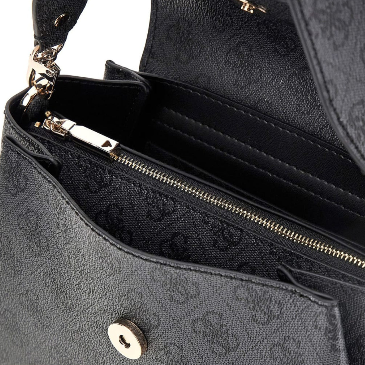 Borsa a Tracolla Guess Donna Sora Grigio/nero