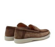 Mocassini GUARDIANI Uomo Low Suede Marrone