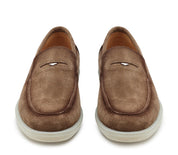 Mocassini GUARDIANI Uomo Low Suede Marrone