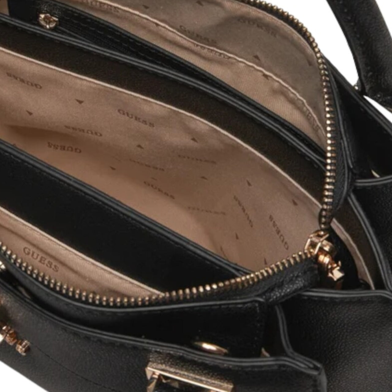 Borsa a Mano Guess Donna Jorah Nero